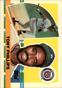 1990 Topps Big Oakland Athletics Baseball Card #239 Tony Phillips