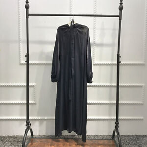Turkish Abaya Satin Abaya Kaftan Islamic Gown Modest Muslim Maxi Dres With Belt