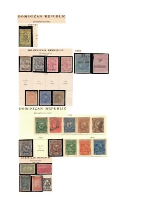 Colección de estampillas grandes República Dominicana 1867-1964 Foto 1 de 4