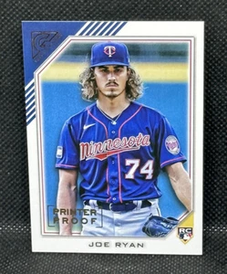 Joe Ryan 2022 Topps Gallery #26 RC Printer Proof Minnesota Twins - Picture 1 of 2