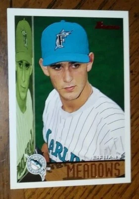 1995 - Topps Bowman - Brian Meadows -  Card #158 - Image 1 of 2
