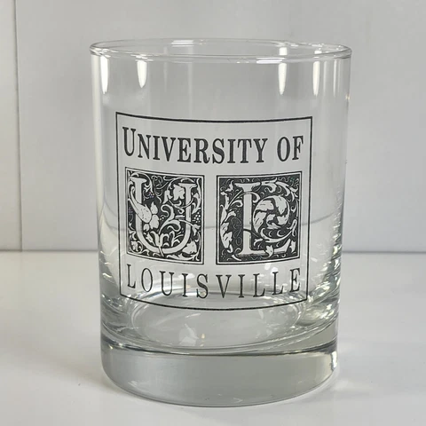 University Of Louisville UL 4.25 Inch On The Rocks Glass Cover
