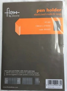 FILOFAX A5 GRAY PEN/PENCIL HOLDER-ELASTIC MULTI FIT LOOP-MINT,UNUSED,SEALED - Picture 1 of 4