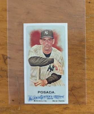 2010 Topps Allen and Ginter Mini A and G Back #143 Jorge Posada Yankees - Image 1 of 2
