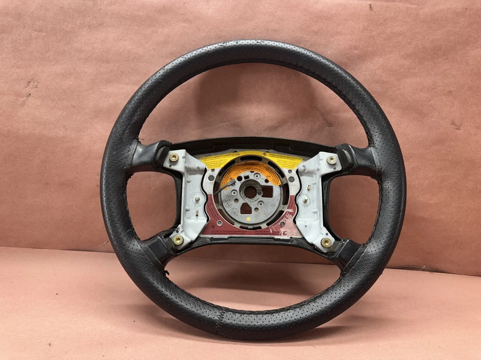 BMW E34 535I 525I 530I 540I E32 735I 740I Leather Steering Wheel OEM #91300 - Image 1 of 4