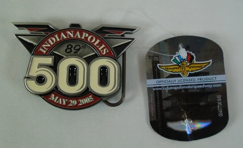 2005 Indianapolis 500 Event Belt Buckle Limited Edition 235 of 500 Dan Wheldon Cover