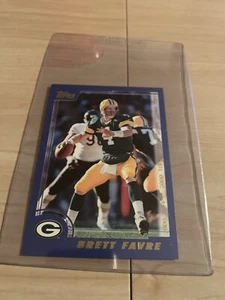 2000 Topps Brett Favre Jumbo Oversized Card No. 7 Of 8 - Imagen 1 de 2