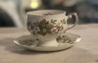 Rosina Fine Bone China - Cup And Saucer - WILD FLOWERS Made In England