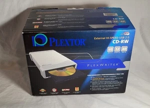 Plextor PlexWriter 40/12/40U PX-W4012TU Lecteur CD-RW Externe USB Complet En Boîte - Photo 1/12
