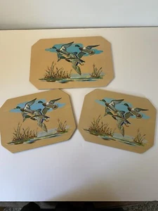 Mallard Duck Trivet Set Of 3 Pro-Tex Hot Pad Hunting Kitchen Home Decor Wall - Picture 1 of 5