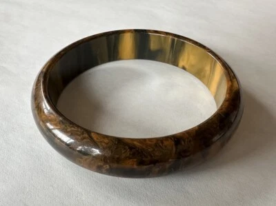 Superbe bracelet ancien Bakélite Marbré - à voir - Photo 1/4