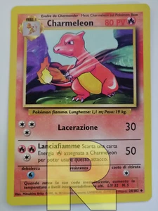 Charmeleon ® Set Base 24/102 ® Non Comune ® Pokemon ® Italiano ® EX+ - Picture 1 of 10
