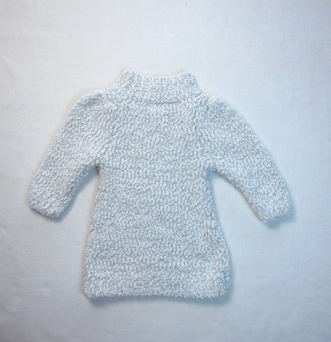 OFF WHITE Vestito Maglione Cat & Jack Bambina Bianco Off Popcorn Metallizzato Top 18 M