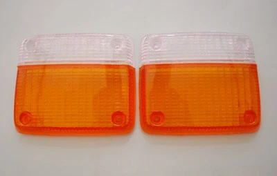 TOYOTA LAND CRUISER 40 SERIES FJ40 FJ45 BJ40 BJ42 HJ45 FRONT TURN SIGNAL LENS 2x - Image 1 of 3