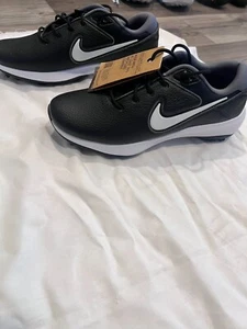 Nike Air Zoom Victory Pro 3 Men’s 10m Leather Golf Shoes DV6800-010 Black/White - Picture 1 of 6