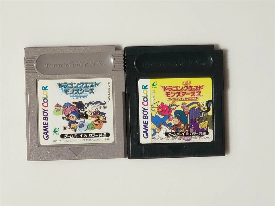Game Boy Dragon Quest Monster 1+ 2 Iru's Adventure Japan GameBoy GB games - Image 1 of 1