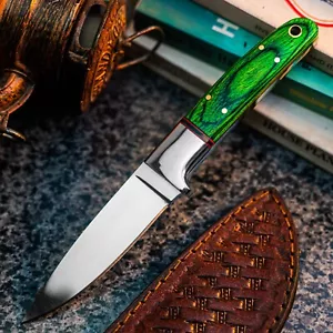 7.7" WILD BLADES CUSTOM HANDMADE HUNTING KNIFE COMBAT FIXED BLADE MILITARY - Picture 1 of 12