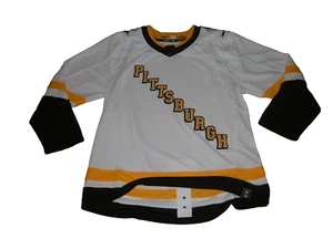 NWT Adidas Pittsburgh Penguins Reverse Retro 1.0 NHL Jersey Size 54 FIGHT STRAP - Picture 1 of 9