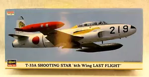 HASEGAWA 1/72 T-33A SHOOTING STAR '6TH WING LAST FLIGHT - KOMPLETT - UNGEBAUT - Bild 1 von 2