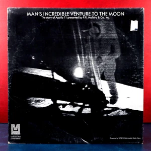 Man's Incredible Venture To The Moon Story of Apollo 11 Vinyl LP LE Sealed - Picture 1 of 7