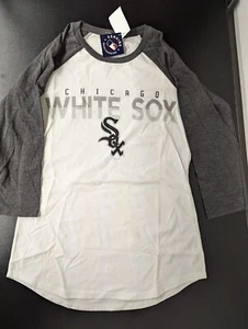 Chicago White Sox Womens G-III 4Her 3/4 Sleeve Shirt Genuine MLB Baseball Cotton - Picture 1 of 9