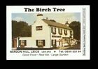 1 x Matchbox label Pub The Birch Tree BARDON HILL LEICS ≠ MR977