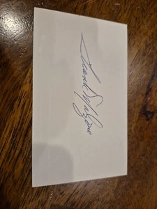 Signed Frank Malzone Index Card - Picture 1 of 1