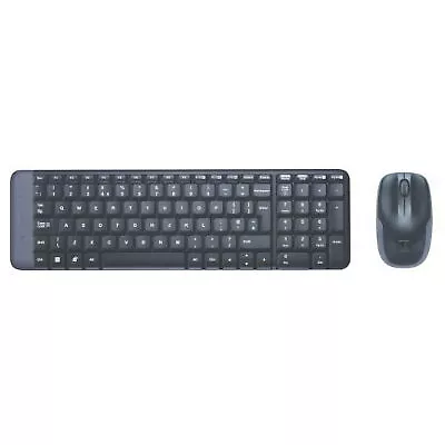 Logitech MK220 Compact Wireless Keyboard and Mouse Combo, Spanish Layout - Image 1 of 4