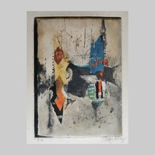 Johnny Friedlaender | Colour Aquatint Etching