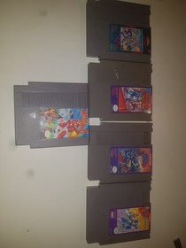Nintendo NES Mega Man 1 2 3 4 6 Game Lot TESTED