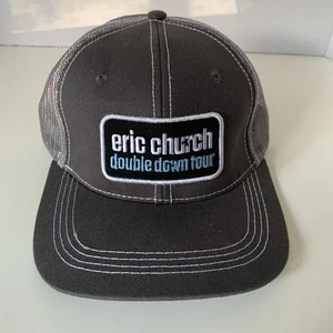 Eric Church 2019-20 Double Down Tour Trucker Mesh Hat Gray Official Merchandise - Bild 1 von 11