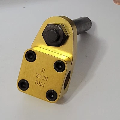 Old school Gold Pro Neck II bmx 自行车杆 1980 年代原装 — 第 1/4 张图片