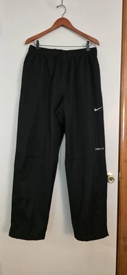 Pantalones Nike Para Hombre L Negros Calce Tormenta Impermeable Lluvia Golf Golf Cremallera al Tobillo Foto 1 de 4