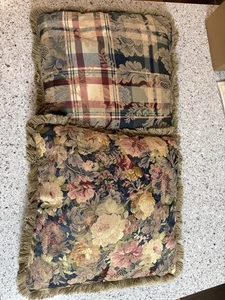 JC Penney Home Collection Floral Decorative Pillows. 17-17 Inches - Picture 1 of 4