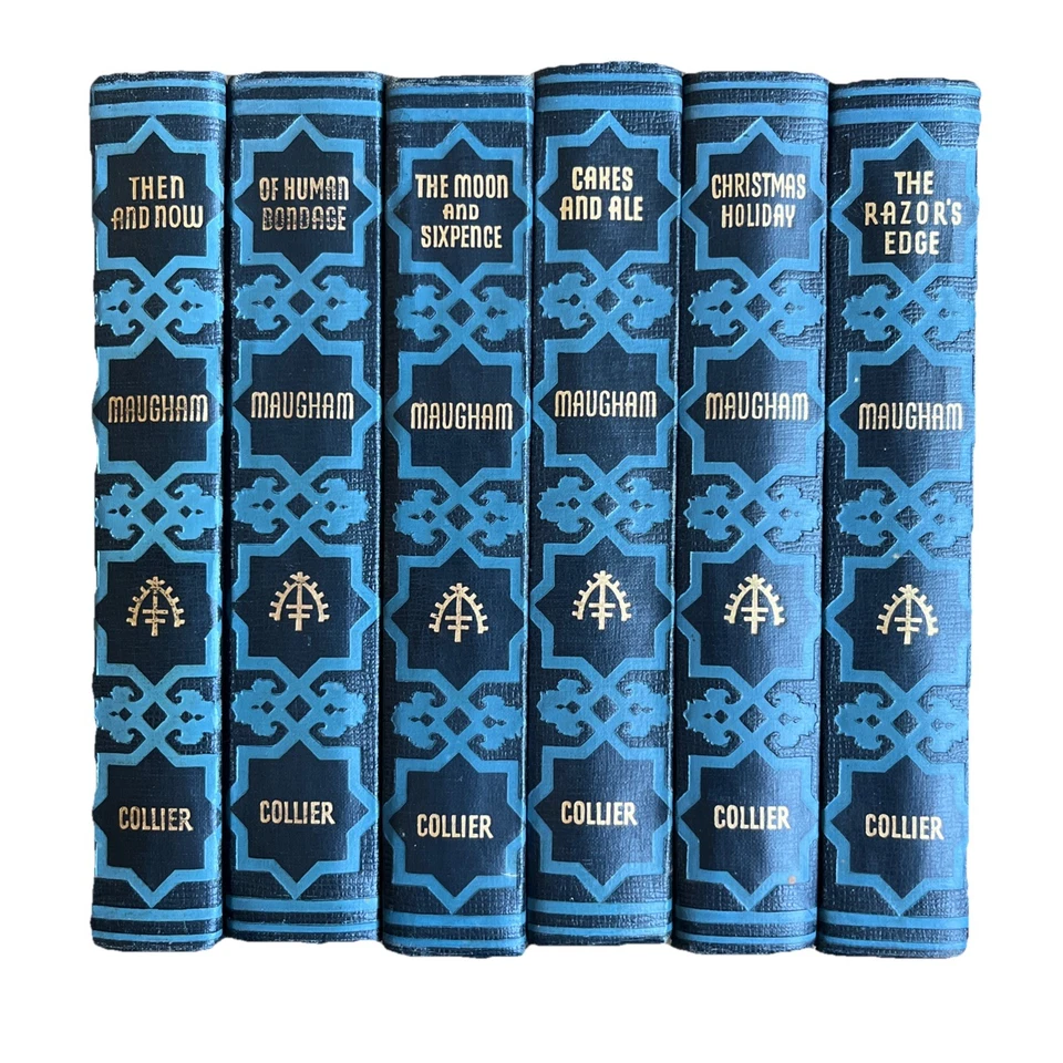 W. SOMERSET MAUGHAM 1915 - 1939 6 Volume Decorative Hardcover Set by PF Collier - Image 1 of 4