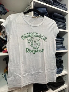 Vintage American Eagle T-shirt Glendale Dragons Sz Xl Women’s - Picture 1 of 6