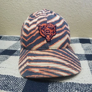 Vintage Chicago Bears AJD Zubaz Snapback Mütze Kappe USA orange marineblau weiß - Bild 1 von 10