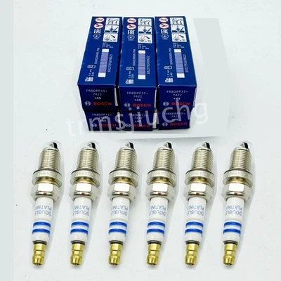 6Pcs Spark Plugs FR8DPP33 BOSCH For Mercedes Benz ML500 V8 5.0L C320 C240 E320 - Image 1 of 4