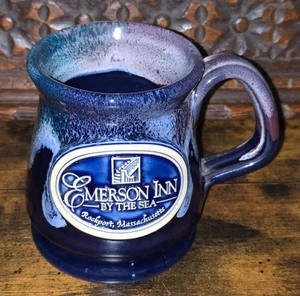 Deneen Keramik Becher Emerson Inn By The Sea Rockport Tropfglasur Minnosota USA - Bild 1 von 6