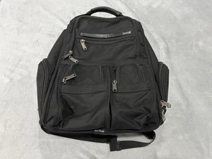 Tumi Alpha Compact Laptop Brief Backpack Black Ballistic Nylon - Picture 1 of 12
