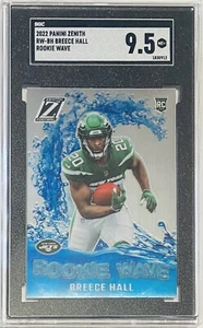 Panini Zenith Rookie Wave 2022 plateado #RW-BH Breece Hall (RC) SGC 9,5 - Imagen 1 de 2