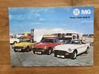 MG Car Sales Brochure 1970s