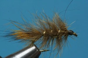 3 piezas Ninfa Oído de la liebre - amarillo oliva, hirsuto (Hare's ear Nymph) - Bild 1 von 6