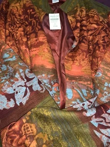 COLDWATER CREEK,Woman's size L vintage Jacket waist length NWT, W free shipping - Picture 1 of 8
