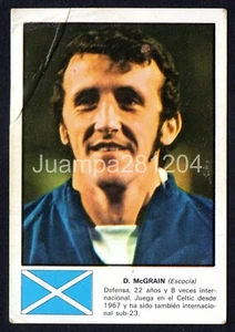 DANNY McGRAIN - SCOTLAND ASES MUNDIAL FUTBOL 74 DISGRA FHER 1974 NUNCA PEGADO - Picture 1 of 3