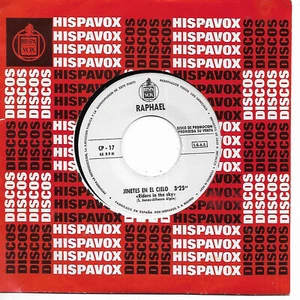 RAPHAEL 7"PS Spain 1969 Jinetes en el cielo ( Riders in the sky ) PROMO - Picture 1 of 1