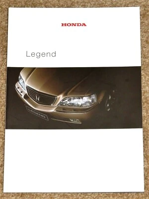 2000 HONDA LEGEND 3.5 V6 SALOON Prestige Sales Brochure - Mint Condition! - Image 1 of 4