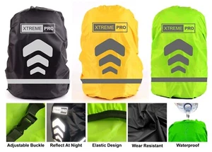 Backpack waterproof rain cover, High Visibility bag cover protector anti dust UK - Picture 1 of 11