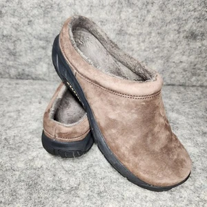 Merrell Encore Bracken Damen-Slipper 7 braun Wildleder Kunstfell gefütterte Komfortschuhe - Bild 1 von 9