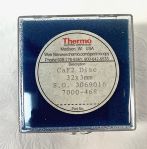 Thermo - CaF2 Scheibe, 32x3 mm, (7000-468) - Bild 1 von 3